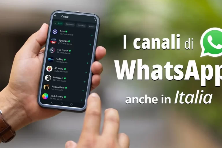 canali whatsapp